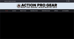 Desktop Screenshot of actionprogear.com